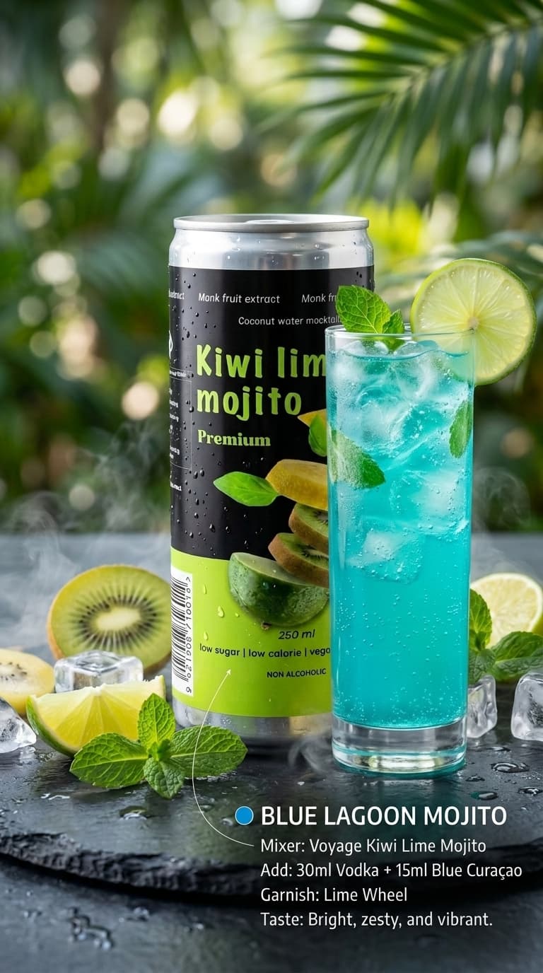 Blue Lagoon Mojito